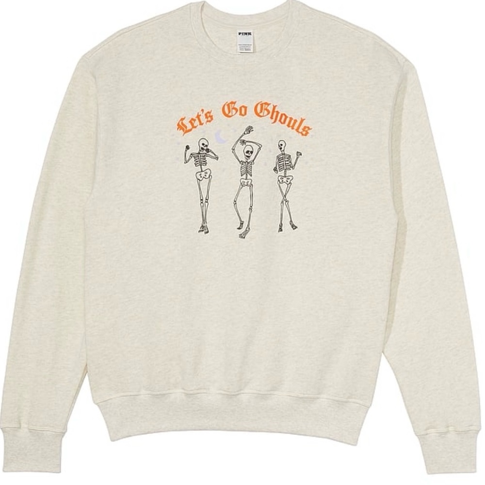 VS PINK Ivy Fleece Classic Crew Sweatshirt